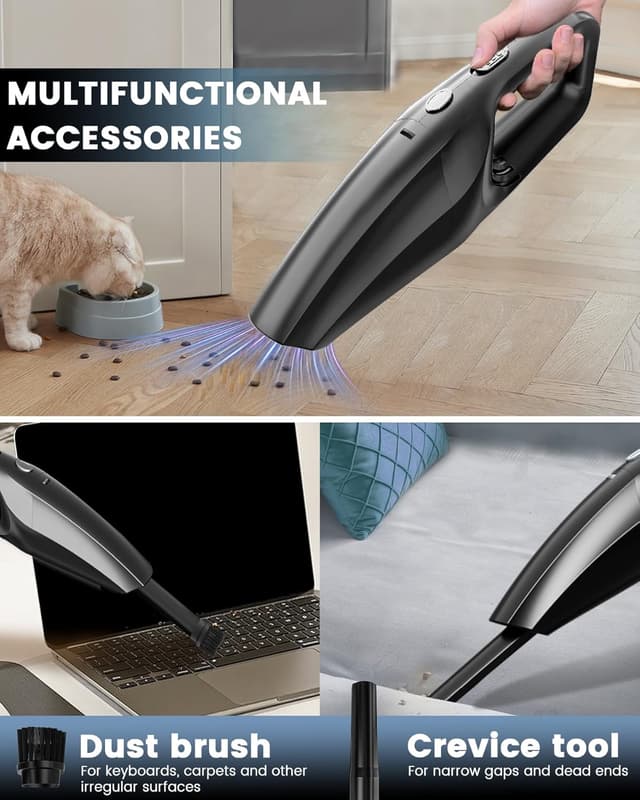 Thumbnail 6 de SERVOMASTER Handheld Vacuum Cleaner with HEPA filter 🧹