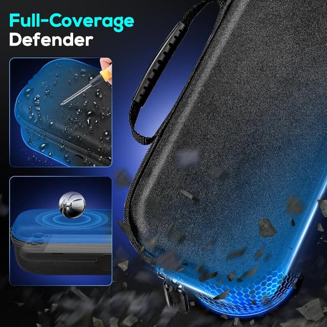 Detalle de Charge Inside Case for Nintendo Switch 2, 10‑slot carry case