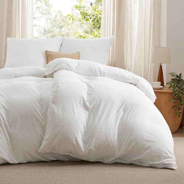 Detalle 2 de BEDSURE Bettwäsche 135x200 (4-teilig) mit Reißverschluss – Microfaser-ähnliches Set, 2 Kissenbezüge 80x80, Oeko-Tex