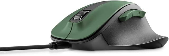 Detalle de Hama MW-500 Recharge ergonomic wireless mouse (2.4 GHz, 6 buttons, 800/1200/1600 dpi) – Forest