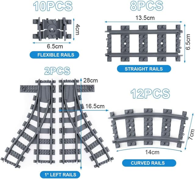 Thumbnail 1 de HOTUT City Schienen 32 Stück