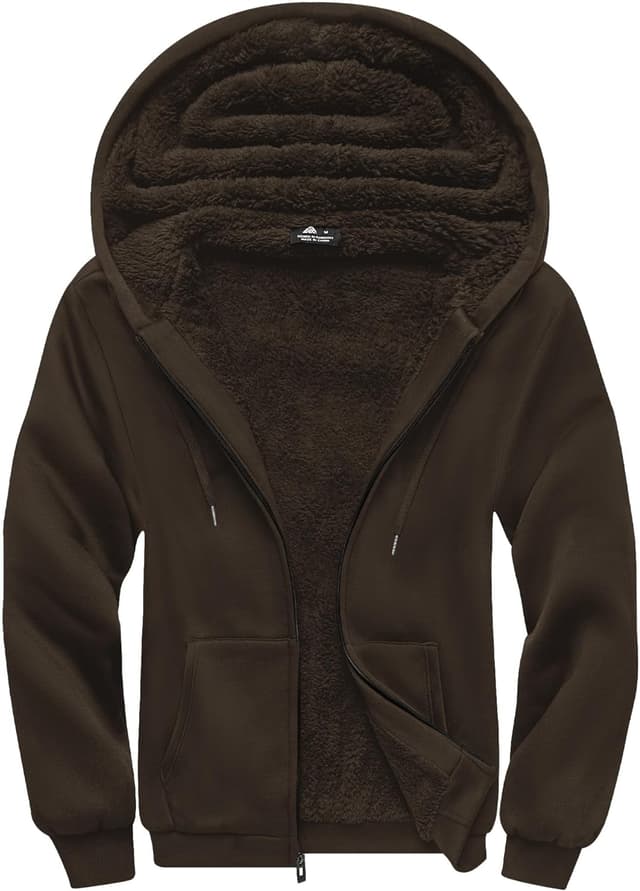 Thumbnail 5 de SCODI Heavyweight Full-Zip Sherpa Hoodie