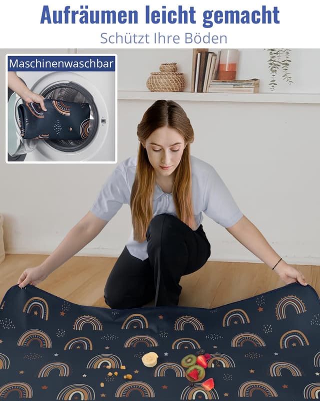 Thumbnail 4 de Blissful Diary Baby-Spritzschutzmatte 128 x 128 cm