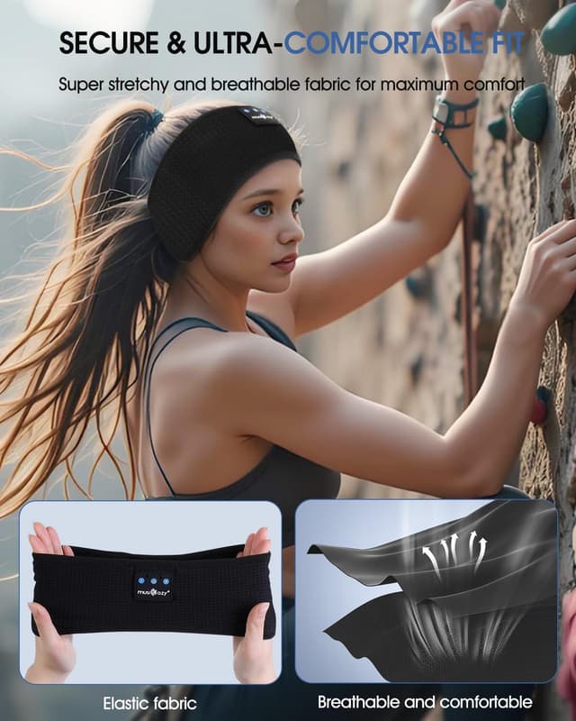 Thumbnail 4 de MUSICOZY Sleep Headphones 14H wireless headband