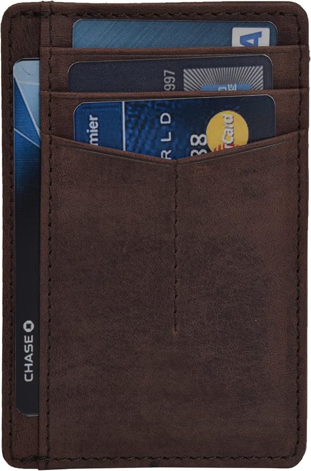 Detalle 2 de Oak Leathers RFID wallet slim leather