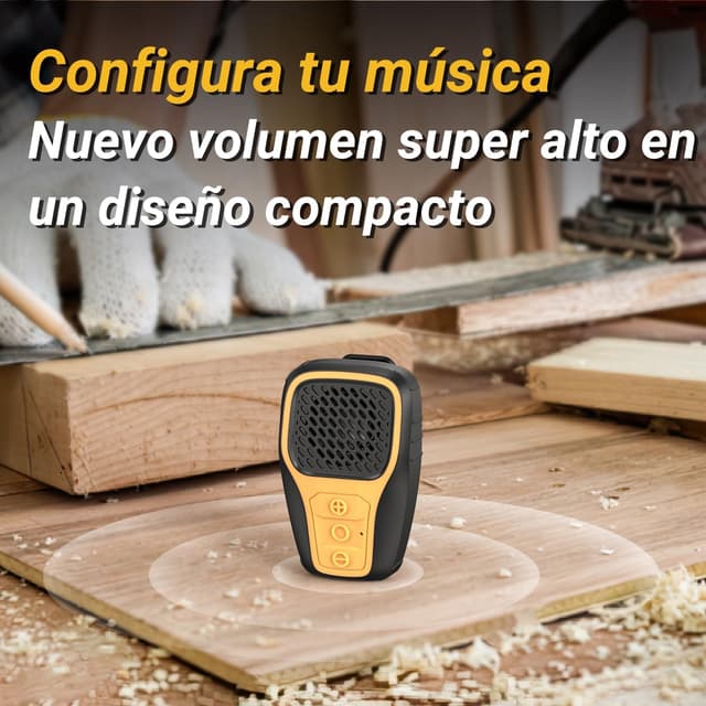 Detalle 2 de INGA Mini Altavoz Bluetooth IP67 con Clip y Micrófono 🎵