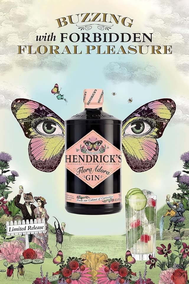 Thumbnail 1 de Hendrick's Flora Adora Ginebra Edición Limitada 🌸 70cl