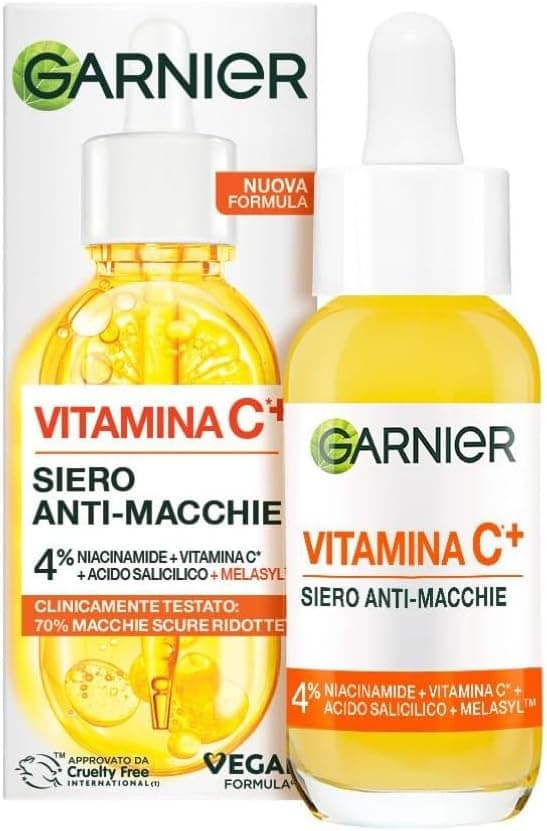 Detalle de Garnier Siero Vitamina C Anti-Macchie Illuminante e Rimpolpante da 30 ml