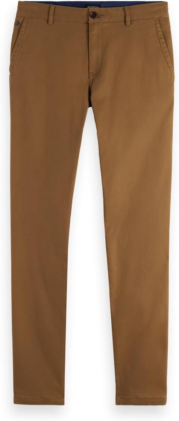Detalle de Scotch & Soda Men’s Mott Chino (Slim Fit) with zip fly
