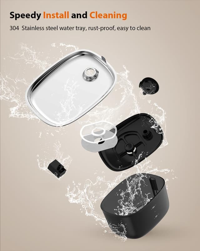 Thumbnail 3 de Stouchi Edelstahl Trinkbrunnen 2,5L 🐱