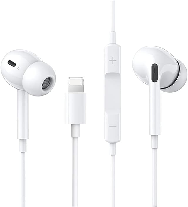 Detalle de MFi Certified Lightning Earphones for iPhone with Microphone and Volume Control