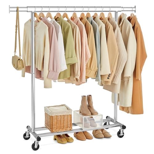 Detalle de SONGMICS HSR13S burro ropa con ruedas