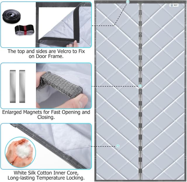 Thumbnail 2 de WENT Rideau thermique 75 x 210 cm 🪟