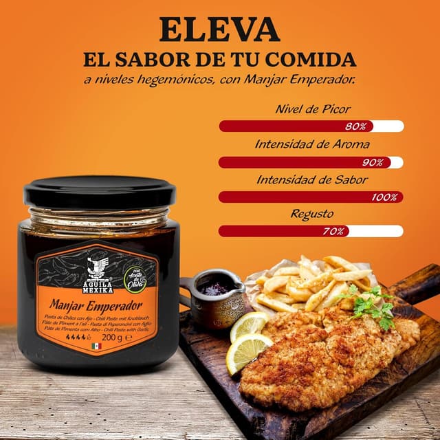 Thumbnail 5 de ÁGUILA MEXIKA | Salsa Macha Gourmet 🌶️ - 3 Chiles Mexicanos