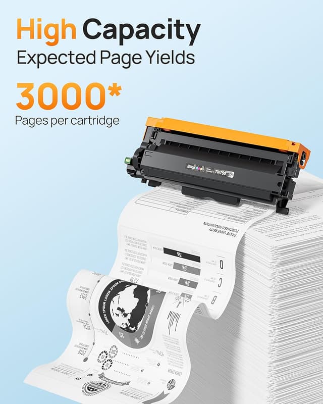 Thumbnail 2 de E-Z Ink TN760 Toner for Brother 3000-page