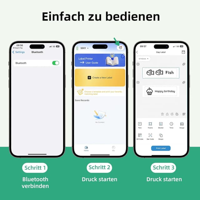 Thumbnail 4 de ORGSTA S001 Etikettendrucker 2000 mAh 🖨