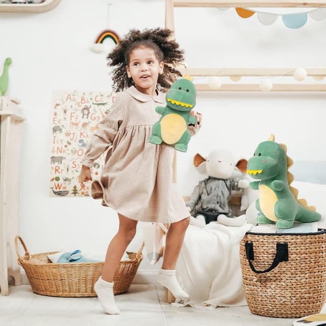 Thumbnail 5 de Adorlynetty Big Dinosaur Plush Toy 15.7in