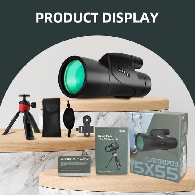 Thumbnail 6 de Gosky 15x55 HD monocular telescope
