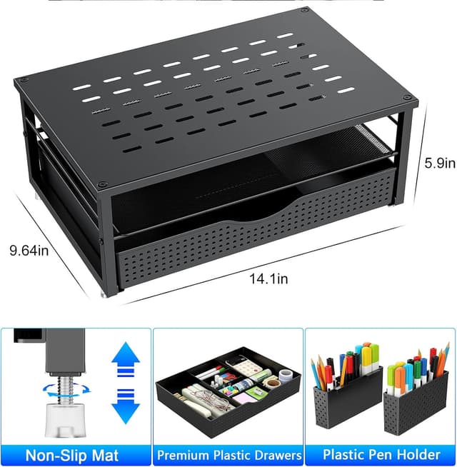 Thumbnail 5 de gianotter Monitor Stand with Drawer 🖥