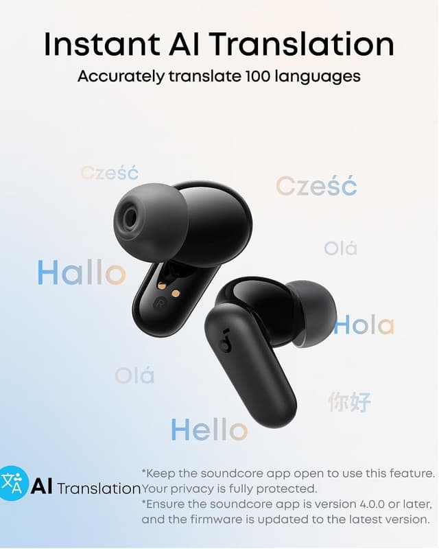 Detalle 2 de Soundcore P30i Noise Cancelling Earbuds 45H