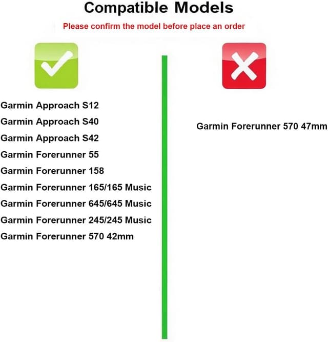 Detalle 2 de 20mm Leopard silicone replacement band for Garmin Approach S50/S44/S42/S40/S12/J1 & Forerunner (not for 570 47mm)