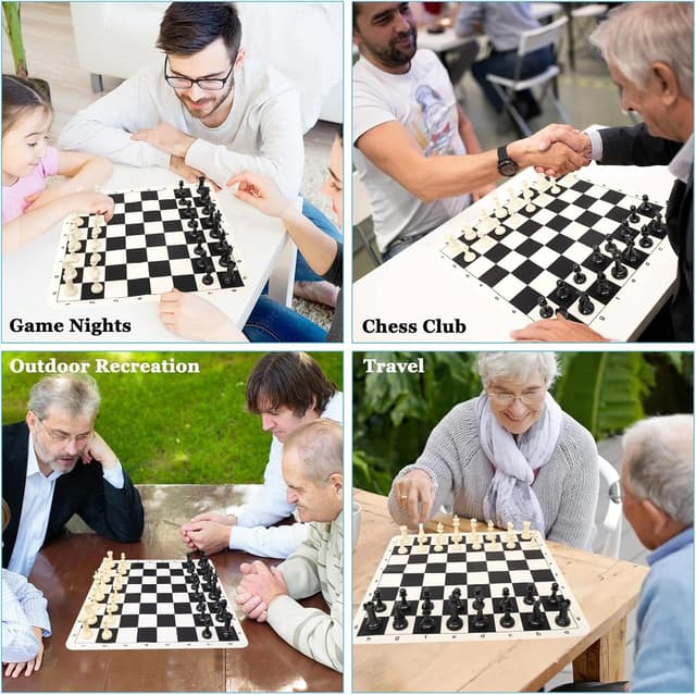 Thumbnail 6 de Chess Set Tournament 50,5 cm Silicone Board