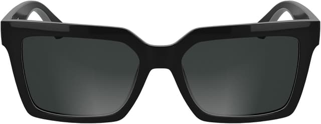 Detalle de Calvin Klein Jeans CKJ25602S occhiali da sole unisex neri con lente grigio pieno