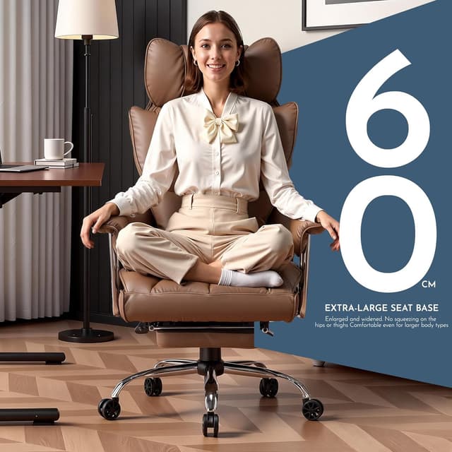 Thumbnail 4 de Efomao Big and Tall Office Chair