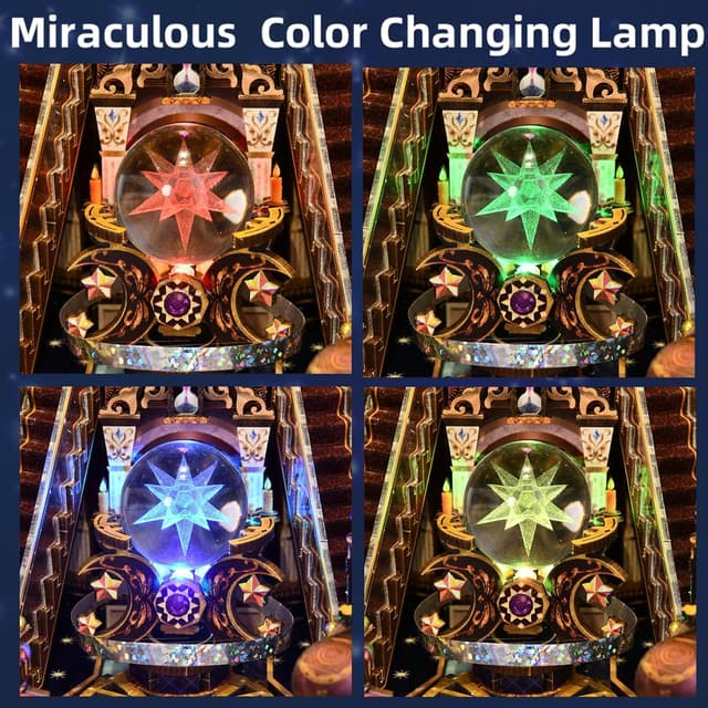 Detalle de ETKVR Book Nook Kit DIY Miniature House Dollhouse 3D Puzzle