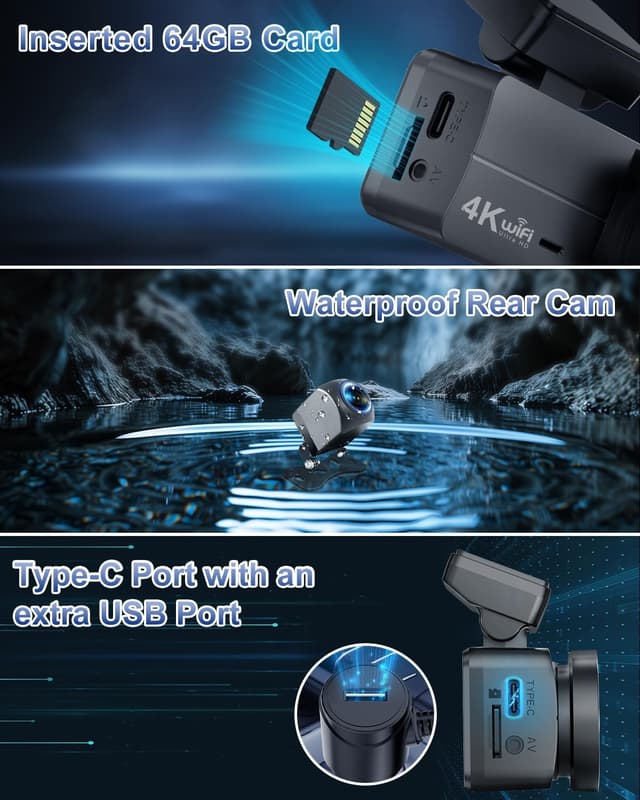 Thumbnail 6 de DYNACAM Dash Cam Front and Rear 4K