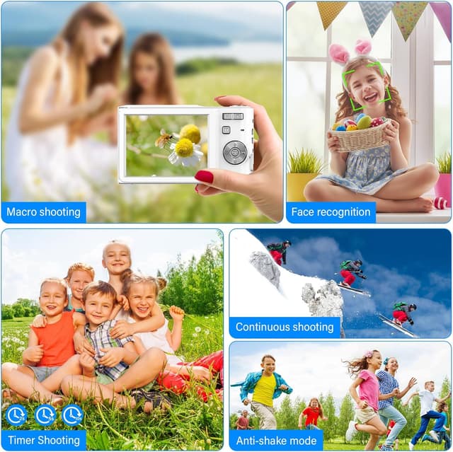 Thumbnail 4 de FAYIBUY Cámara Digital 50MP Blanco