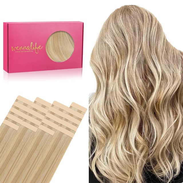 Imagen de WENNALIFE Tape-In Extensions 18" 20pcs ๐ en OfertitasTOP