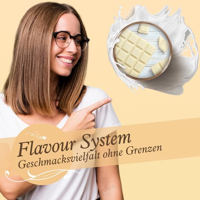 Thumbnail 2 de #sinob Flasty Geschmackspulver Weisse Schokolade 250g đ«