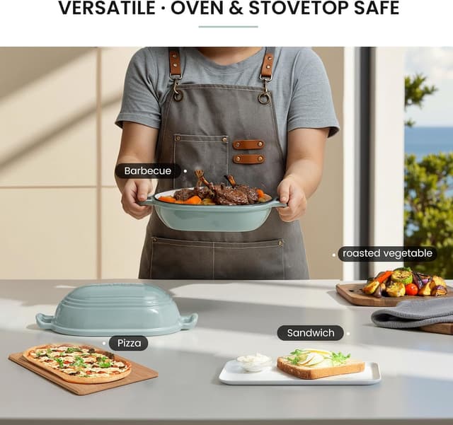 Thumbnail 5 de FRRLY Enameled Cast Iron Dutch Oven 2.8 QT 🍲