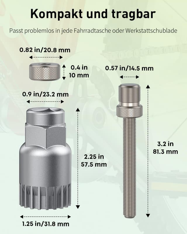 Thumbnail 6 de Pawfly strumento per rimozione movimento centrale bici 20 denti, compatibile Shimano Octalink/ISIS e altri