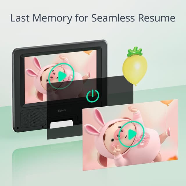 Thumbnail 3 de Yoton Lettore DVD portatile 7,5" per bambini