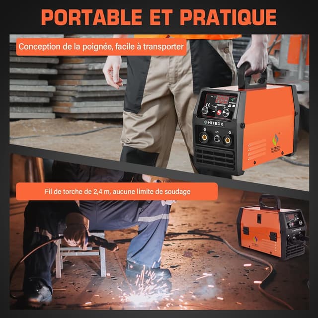 Thumbnail 6 de HITBOX HBM1200 Soudeuse 3‑en‑1 200A