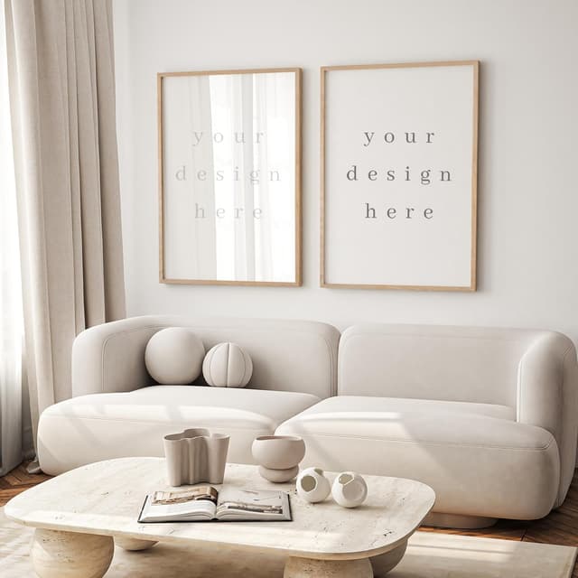 Detalle de puthiac 20x30 Solid Oak Wood Picture Frame with Plexi Front (Natural Oak) — poster frame for wall display