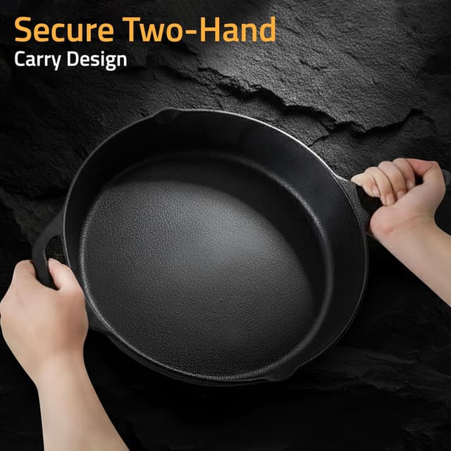 Detalle 1 de Padella in ghisa KICHLY 30,5 cm