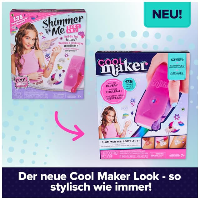 Thumbnail 4 de Cool MAKER Shimmer Me Tattoo Studio 135 Designs 🎨