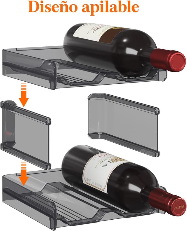 Thumbnail 1 de Lifewit botellero apilable 8 botellas