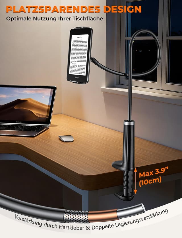 Thumbnail 3 de Schwanenhals Tablet Bett Halterung 360°