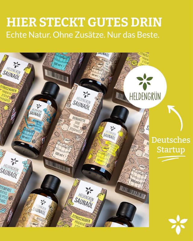 Thumbnail 5 de Heldengrün® Zitruszauber Saunaaufguss 20 Anwendungen 🍊