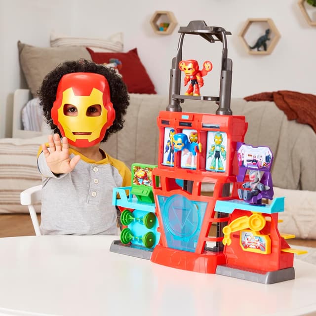 Thumbnail 5 de Marvel Iron Man Quartier Spielset 2‑in‑1