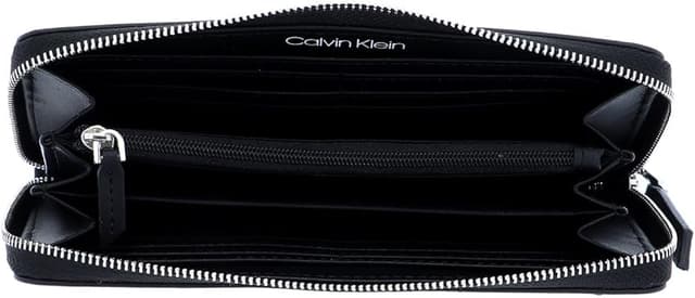 Detalle 1 de Calvin Klein Cartera Z/A Wallet LG Grande negro 👛