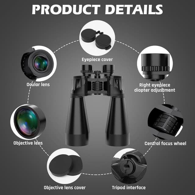 Thumbnail 5 de Binocolo 18x70 ad alta potenza