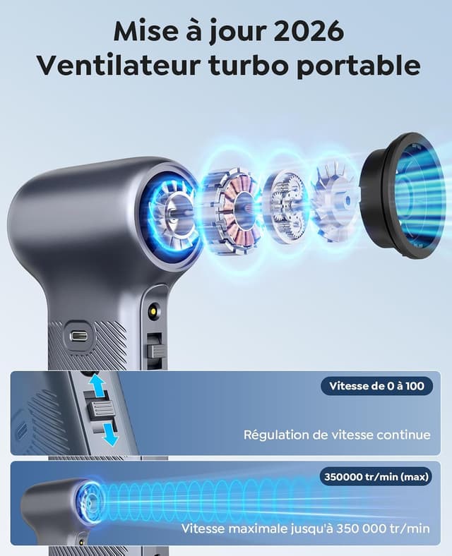 Thumbnail 1 de ACEZUK AD200 souffleur 12000 mAh