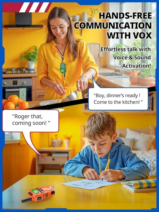 Detalle 2 de Inspireyes Walkie-Talkie bambini 3 km