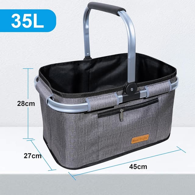 Detalle 2 de ABIUBIU 35L Einkaufskorb Großer