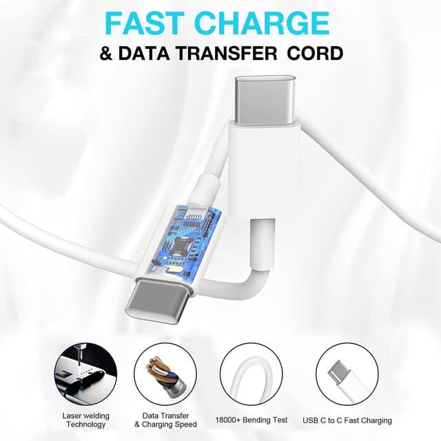 Thumbnail 4 de 20W Fast Charger 2Pack USB‑C for iPhone 17